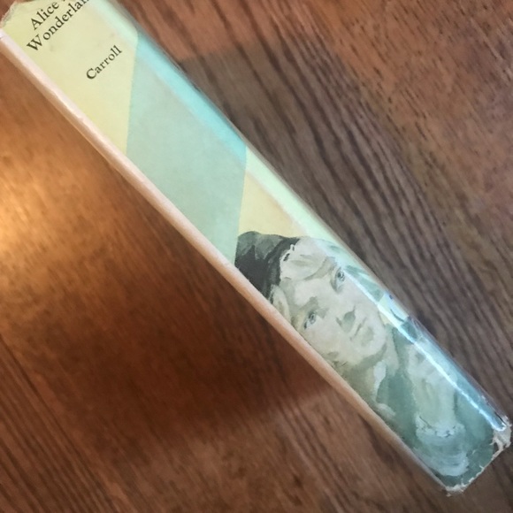 Antique Alice in Wonderland & Through the Looking Glass hardcover book dust jack - Picture 2 of 7